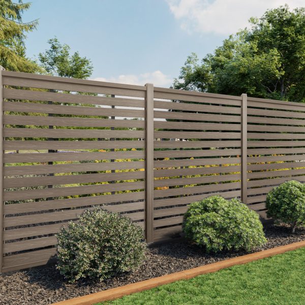 uFence Indian Padauk Wood Plastic Composite WPC Small Panel See Through Privacy Fence Panels for Outside,6ft(W) x 6ft(H) Outdoor Privacy Panels - Image 7